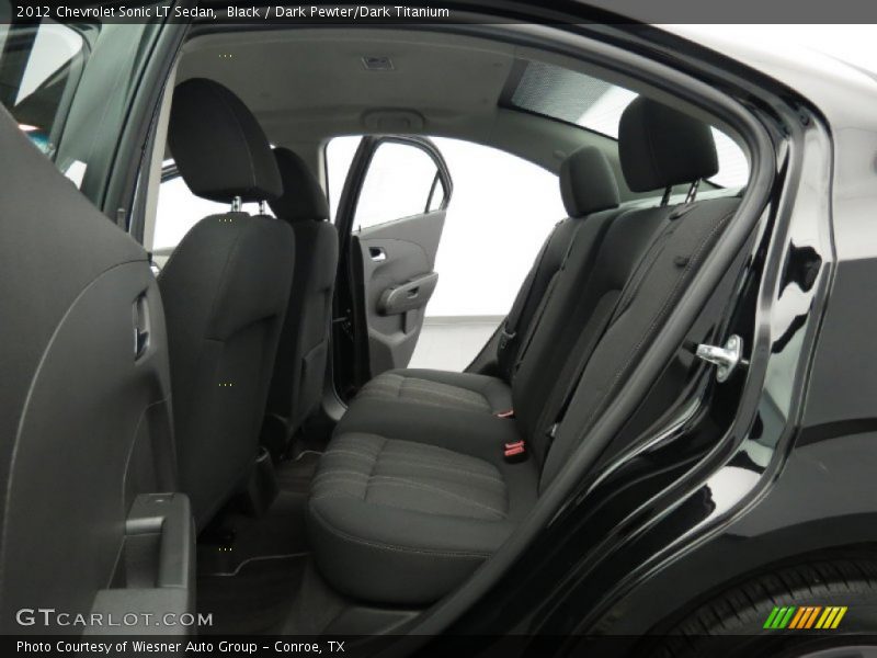 Black / Dark Pewter/Dark Titanium 2012 Chevrolet Sonic LT Sedan