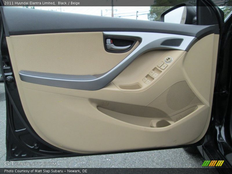 Black / Beige 2011 Hyundai Elantra Limited
