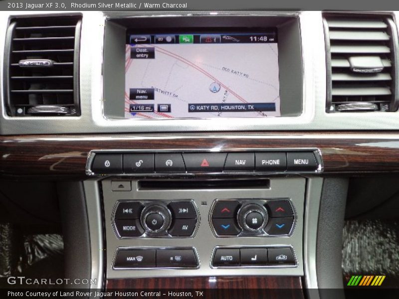 Rhodium Silver Metallic / Warm Charcoal 2013 Jaguar XF 3.0