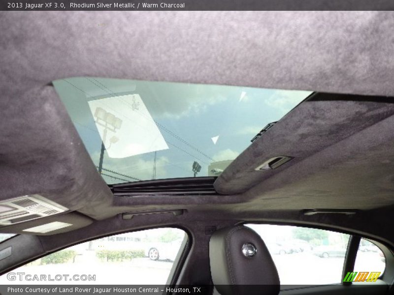 Rhodium Silver Metallic / Warm Charcoal 2013 Jaguar XF 3.0