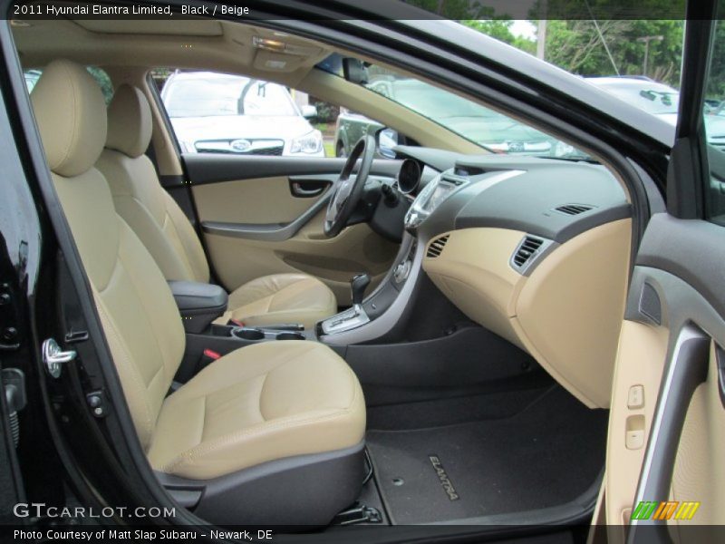 Black / Beige 2011 Hyundai Elantra Limited