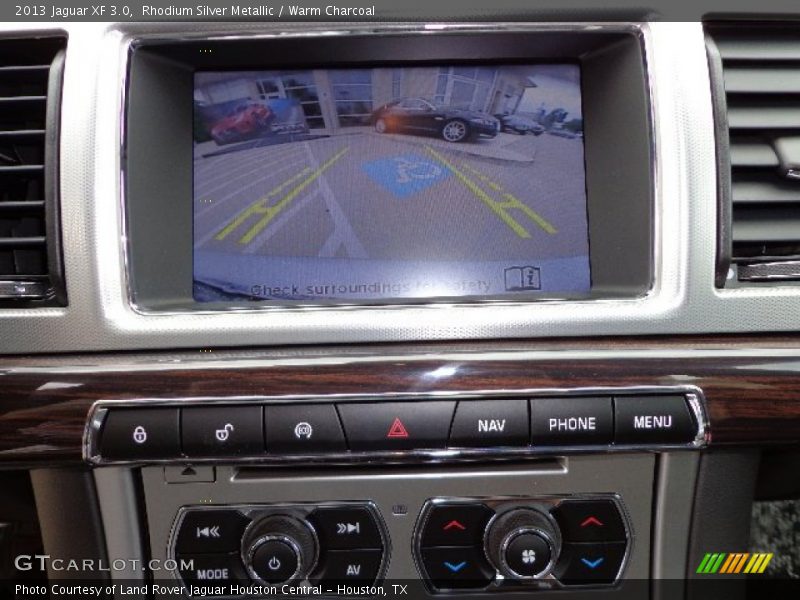Rhodium Silver Metallic / Warm Charcoal 2013 Jaguar XF 3.0