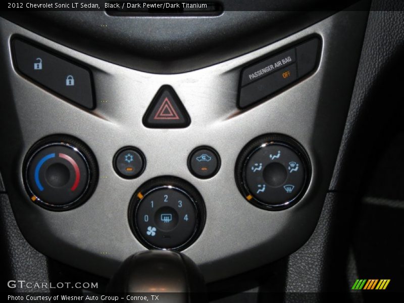 Black / Dark Pewter/Dark Titanium 2012 Chevrolet Sonic LT Sedan