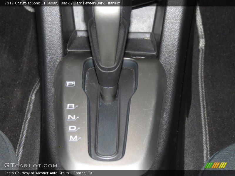 Black / Dark Pewter/Dark Titanium 2012 Chevrolet Sonic LT Sedan