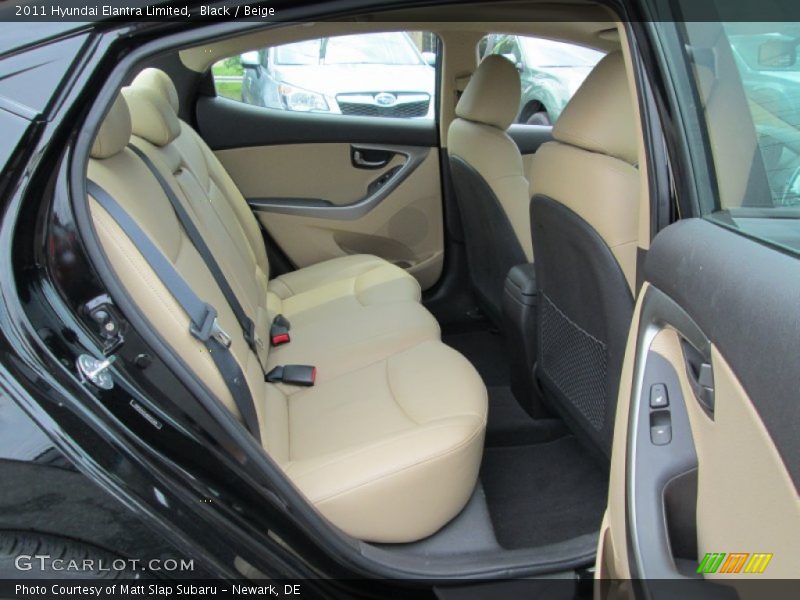 Black / Beige 2011 Hyundai Elantra Limited
