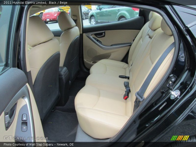 Black / Beige 2011 Hyundai Elantra Limited