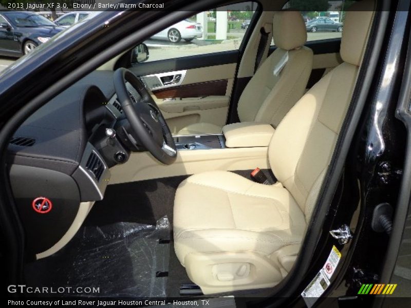 Ebony / Barley/Warm Charcoal 2013 Jaguar XF 3.0