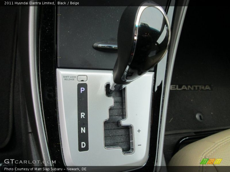 Black / Beige 2011 Hyundai Elantra Limited