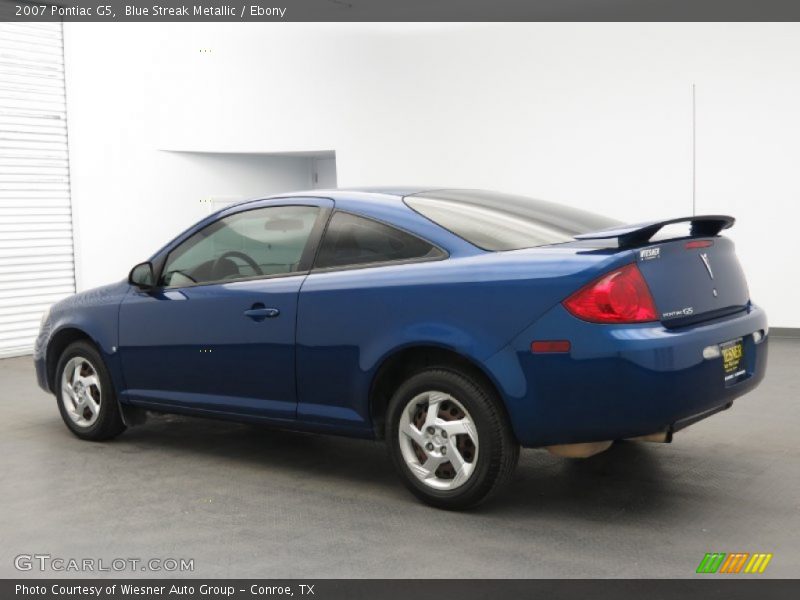 Blue Streak Metallic / Ebony 2007 Pontiac G5