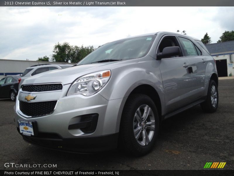 Silver Ice Metallic / Light Titanium/Jet Black 2013 Chevrolet Equinox LS