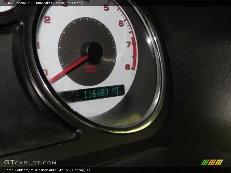 Blue Streak Metallic / Ebony 2007 Pontiac G5