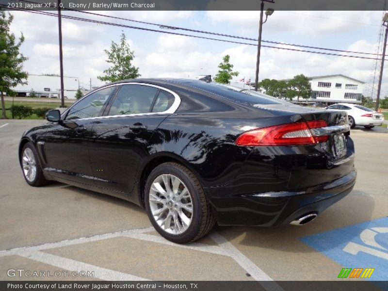 Ebony / Barley/Warm Charcoal 2013 Jaguar XF 3.0