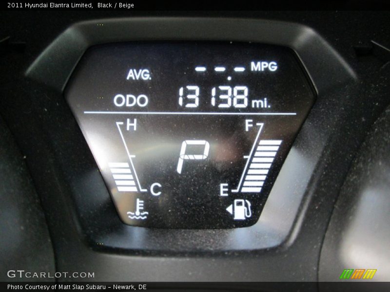 Black / Beige 2011 Hyundai Elantra Limited