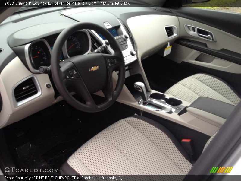 Silver Ice Metallic / Light Titanium/Jet Black 2013 Chevrolet Equinox LS