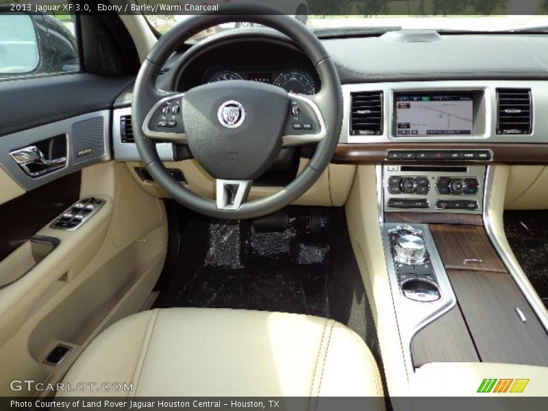 Ebony / Barley/Warm Charcoal 2013 Jaguar XF 3.0