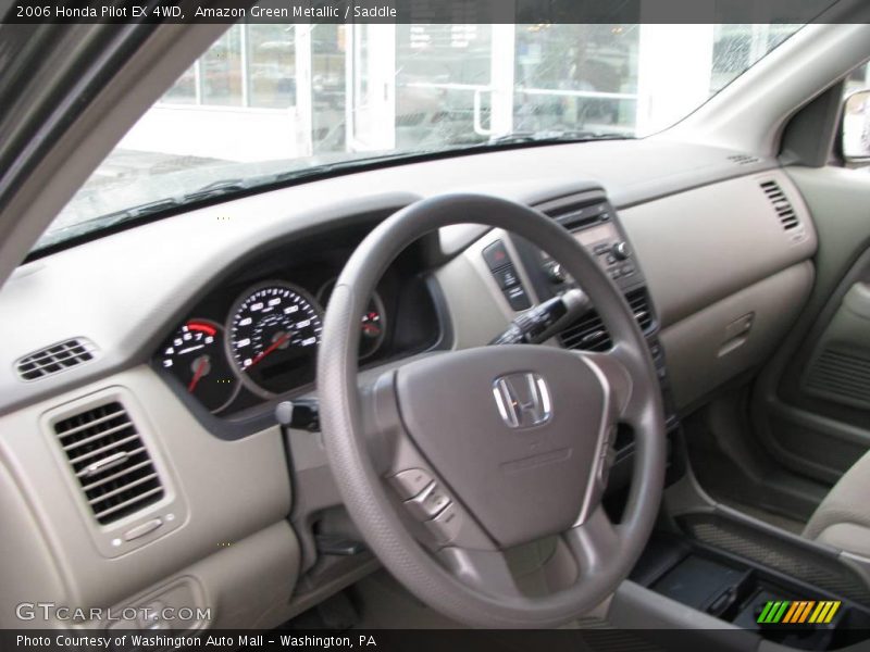 Amazon Green Metallic / Saddle 2006 Honda Pilot EX 4WD