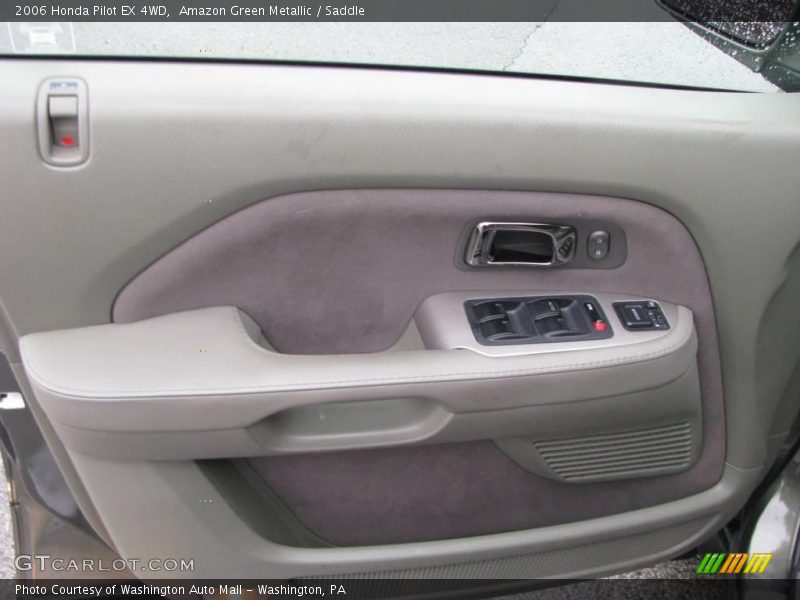 Amazon Green Metallic / Saddle 2006 Honda Pilot EX 4WD