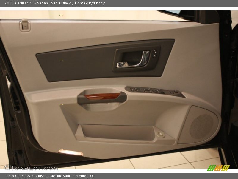 Sable Black / Light Gray/Ebony 2003 Cadillac CTS Sedan