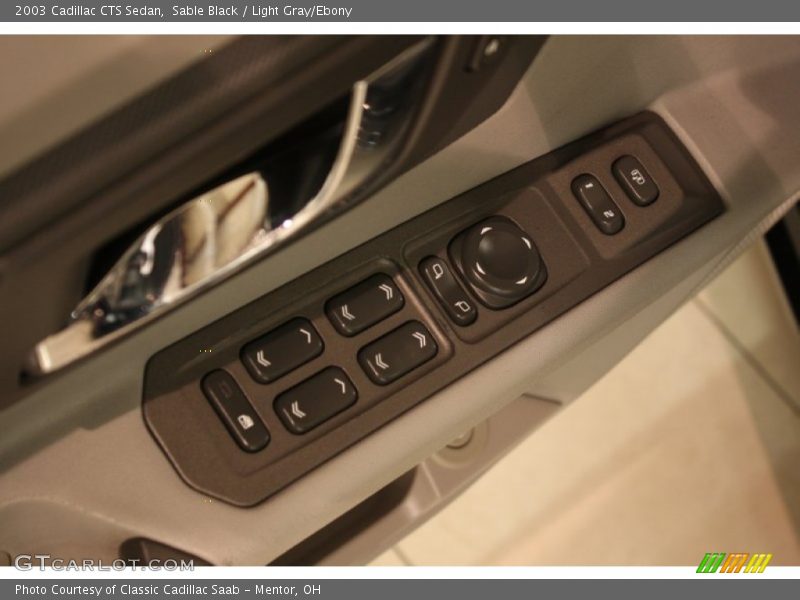 Sable Black / Light Gray/Ebony 2003 Cadillac CTS Sedan