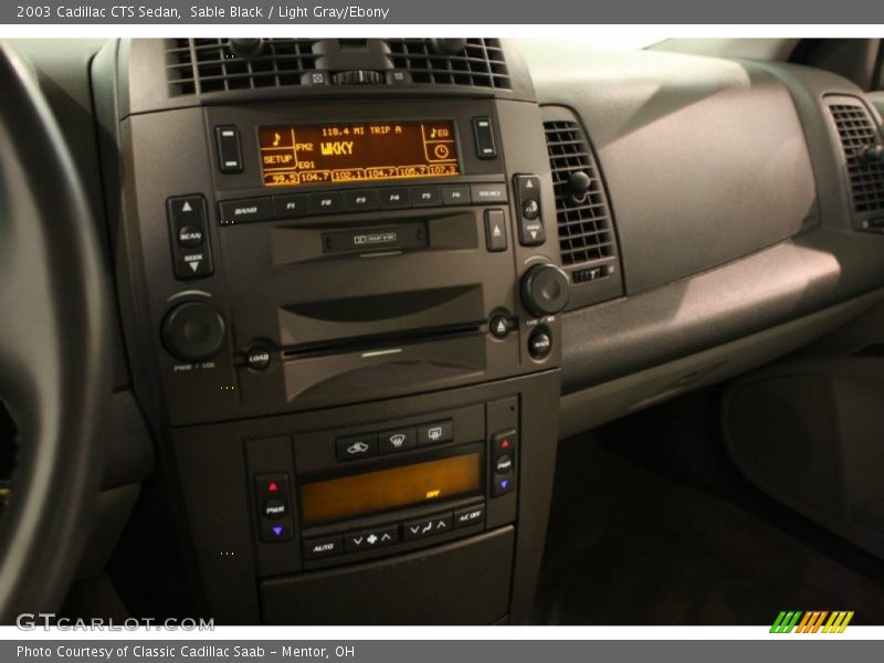 Sable Black / Light Gray/Ebony 2003 Cadillac CTS Sedan