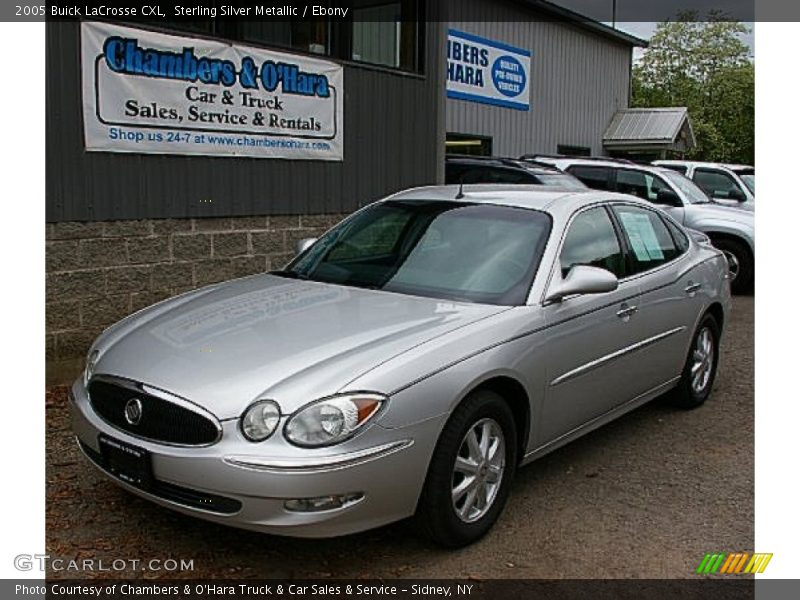 Sterling Silver Metallic / Ebony 2005 Buick LaCrosse CXL