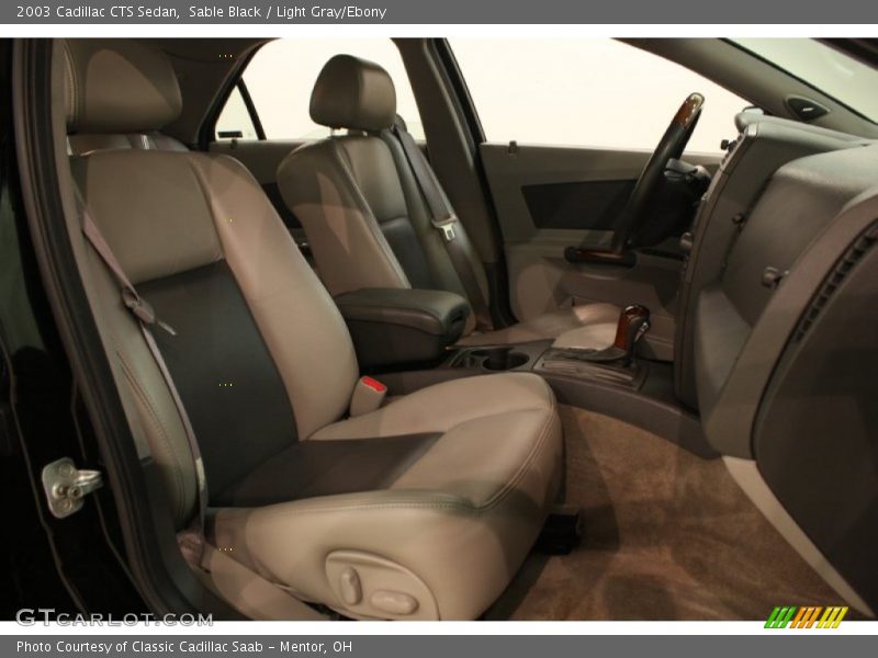 Sable Black / Light Gray/Ebony 2003 Cadillac CTS Sedan