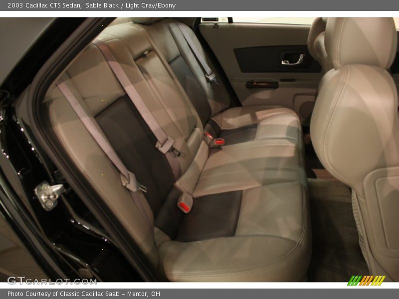 Sable Black / Light Gray/Ebony 2003 Cadillac CTS Sedan