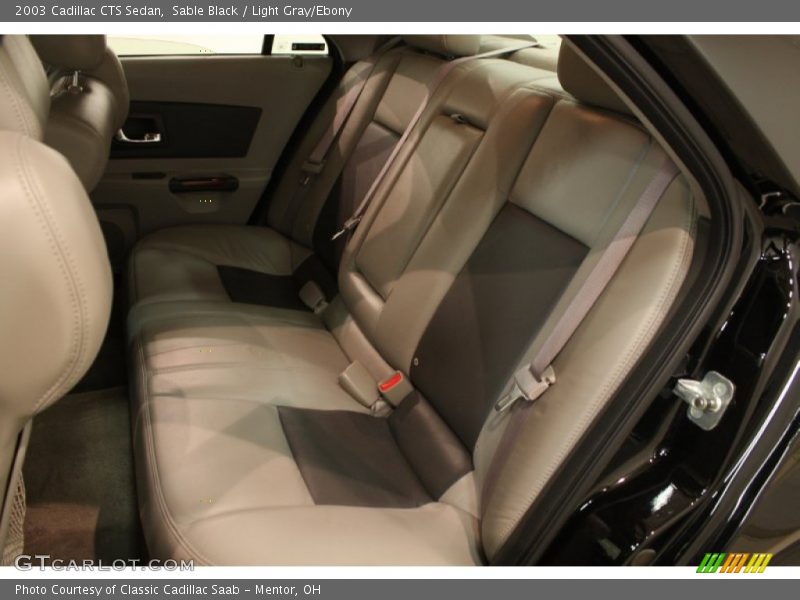 Sable Black / Light Gray/Ebony 2003 Cadillac CTS Sedan