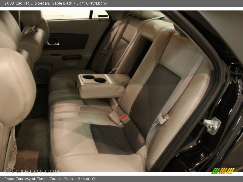 Sable Black / Light Gray/Ebony 2003 Cadillac CTS Sedan