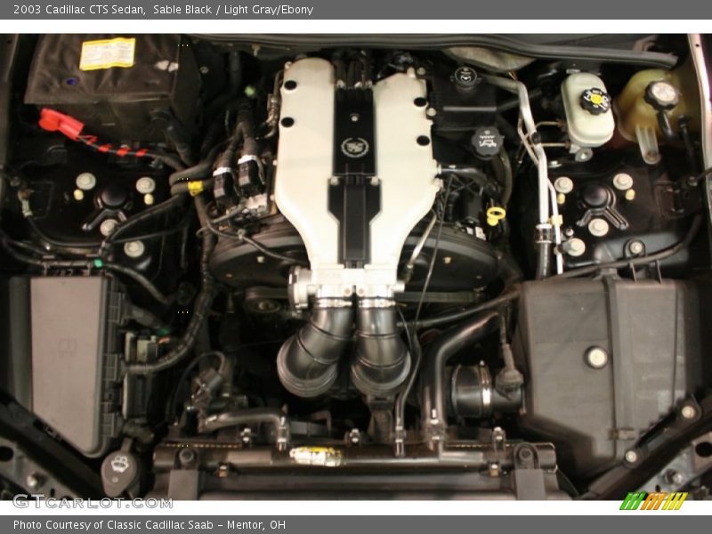 Sable Black / Light Gray/Ebony 2003 Cadillac CTS Sedan