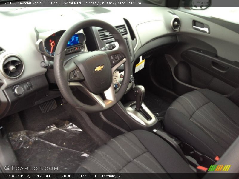 Crystal Red Tintcoat / Jet Black/Dark Titanium 2013 Chevrolet Sonic LT Hatch
