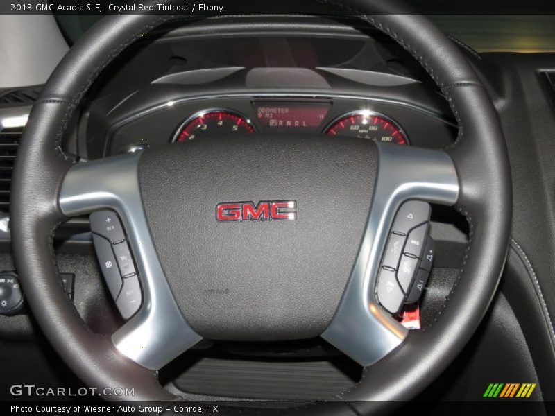 Crystal Red Tintcoat / Ebony 2013 GMC Acadia SLE