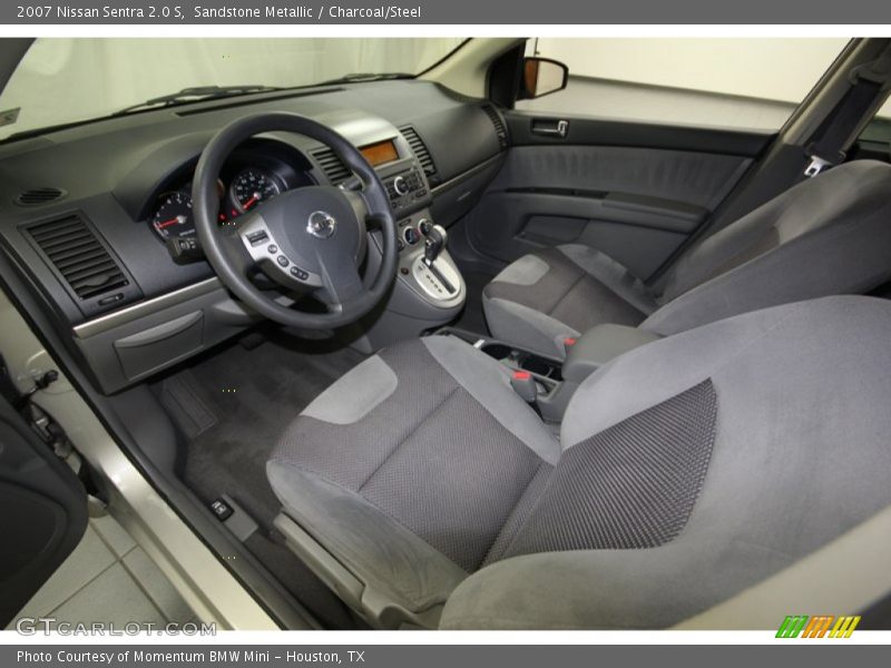 Sandstone Metallic / Charcoal/Steel 2007 Nissan Sentra 2.0 S