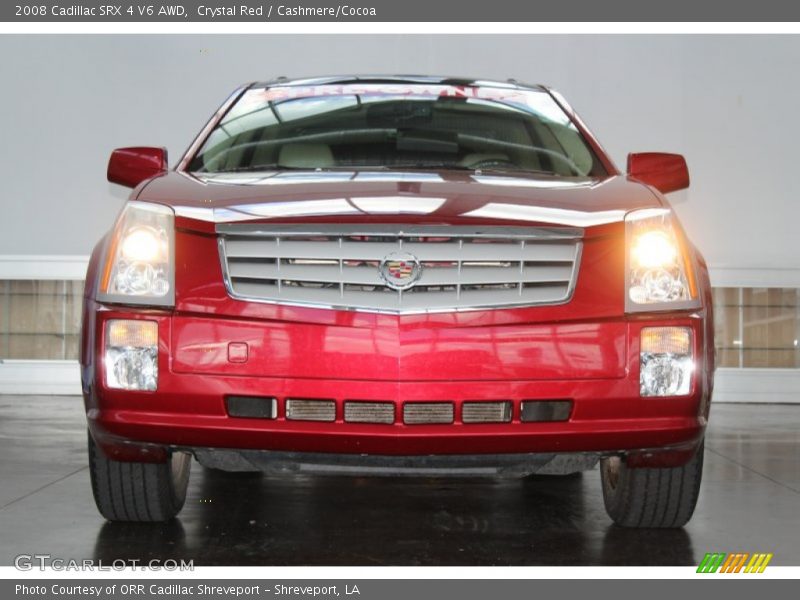 Crystal Red / Cashmere/Cocoa 2008 Cadillac SRX 4 V6 AWD
