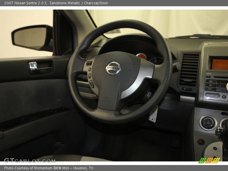 Sandstone Metallic / Charcoal/Steel 2007 Nissan Sentra 2.0 S