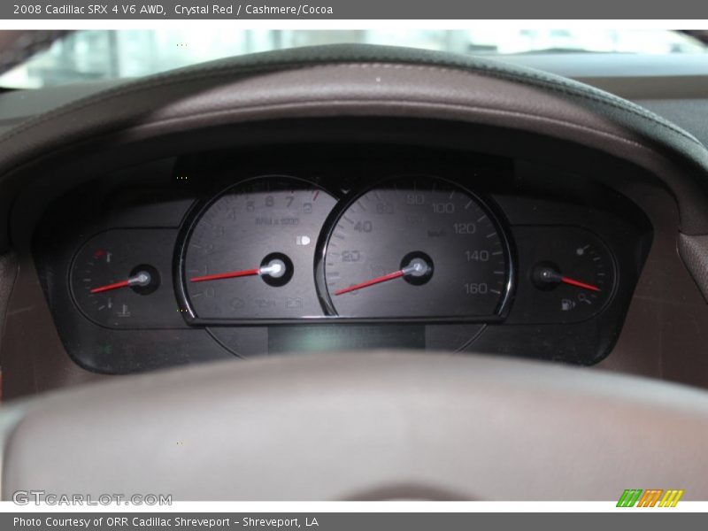 Crystal Red / Cashmere/Cocoa 2008 Cadillac SRX 4 V6 AWD
