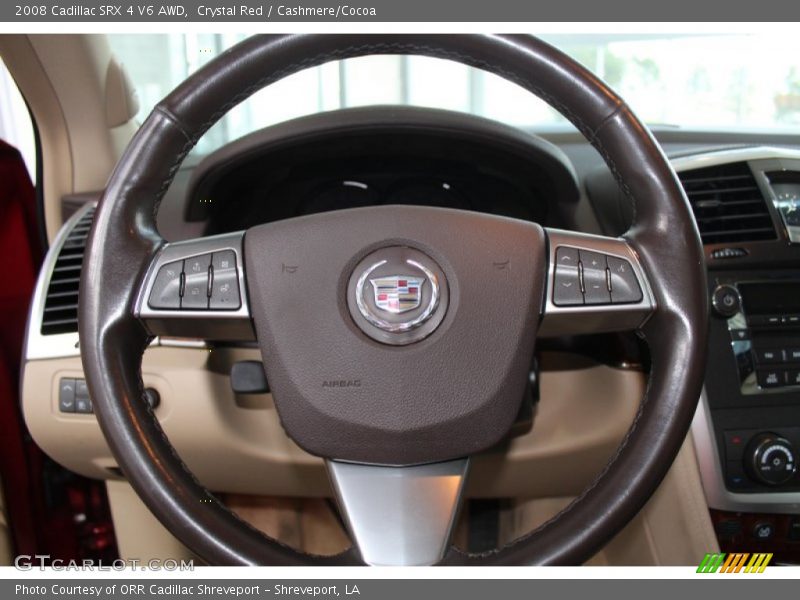 Crystal Red / Cashmere/Cocoa 2008 Cadillac SRX 4 V6 AWD
