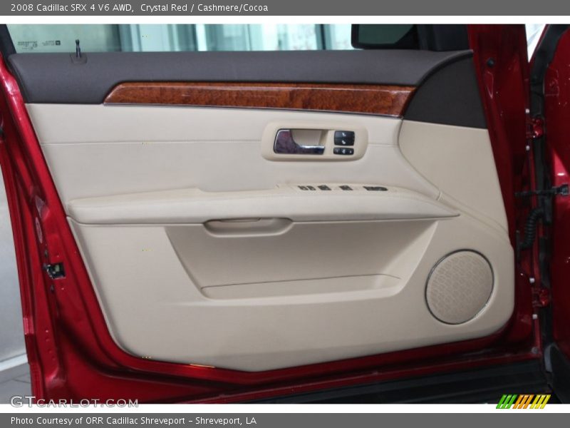 Crystal Red / Cashmere/Cocoa 2008 Cadillac SRX 4 V6 AWD