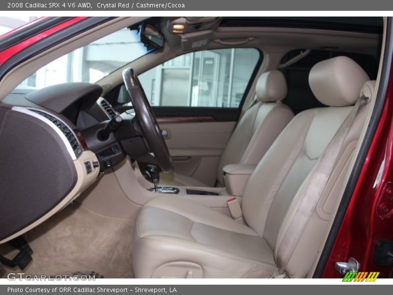 Crystal Red / Cashmere/Cocoa 2008 Cadillac SRX 4 V6 AWD