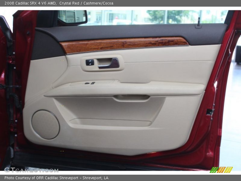 Crystal Red / Cashmere/Cocoa 2008 Cadillac SRX 4 V6 AWD
