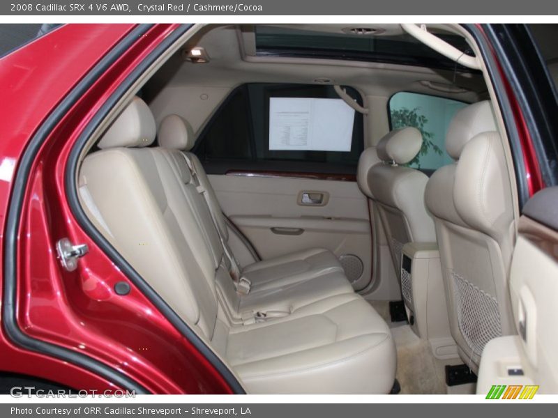 Crystal Red / Cashmere/Cocoa 2008 Cadillac SRX 4 V6 AWD