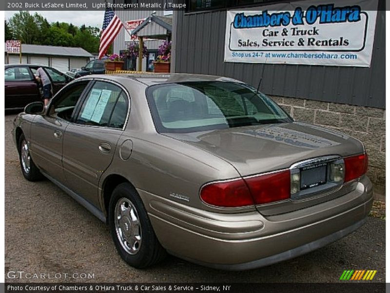 Light Bronzemist Metallic / Taupe 2002 Buick LeSabre Limited