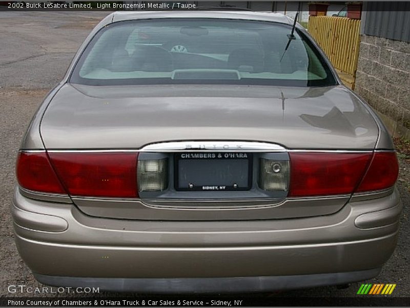 Light Bronzemist Metallic / Taupe 2002 Buick LeSabre Limited