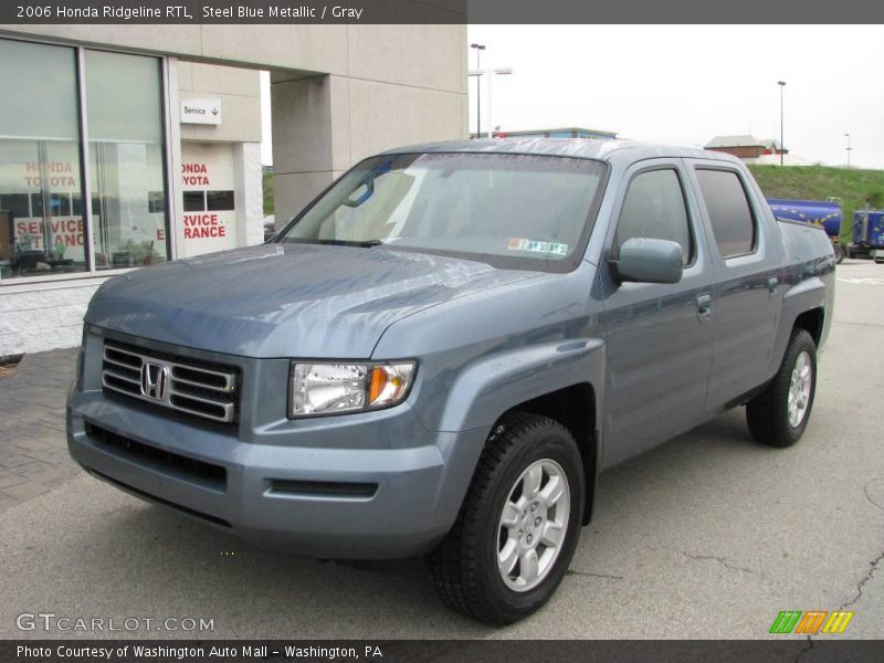 Steel Blue Metallic / Gray 2006 Honda Ridgeline RTL