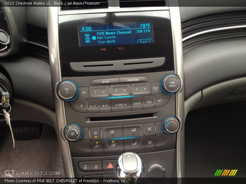 Black / Jet Black/Titanium 2013 Chevrolet Malibu LS