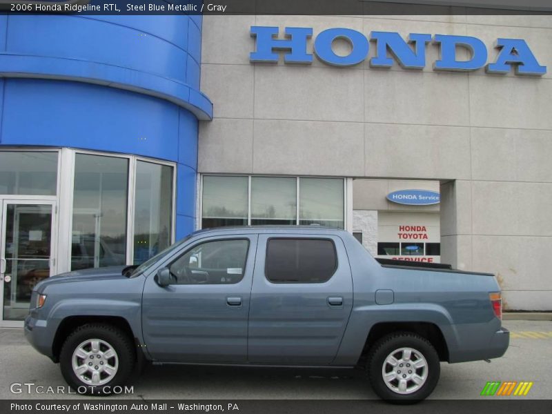 Steel Blue Metallic / Gray 2006 Honda Ridgeline RTL