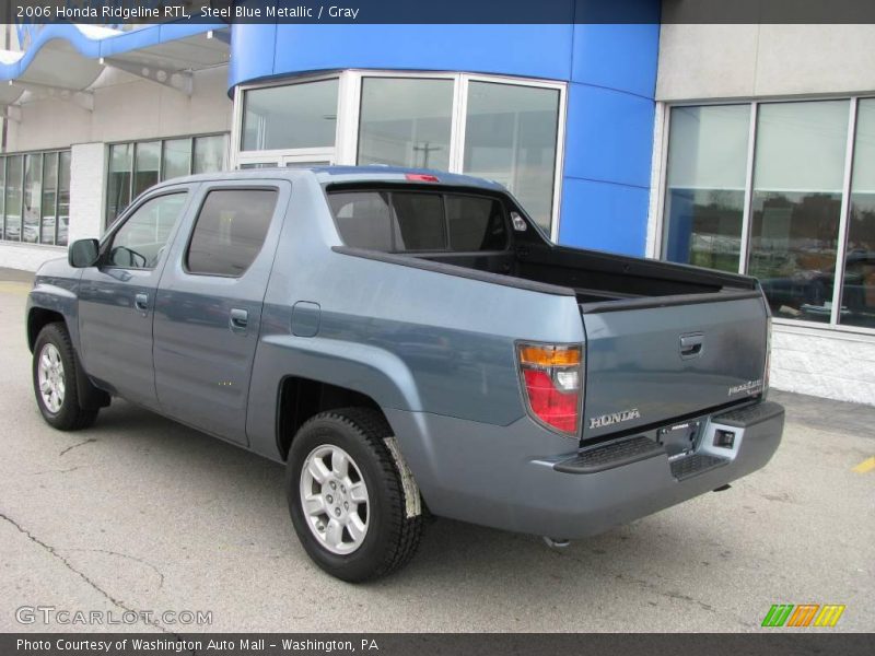 Steel Blue Metallic / Gray 2006 Honda Ridgeline RTL