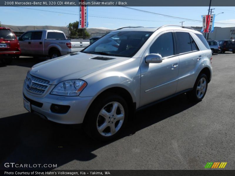 Iridium Silver Metallic / Black 2008 Mercedes-Benz ML 320 CDI 4Matic