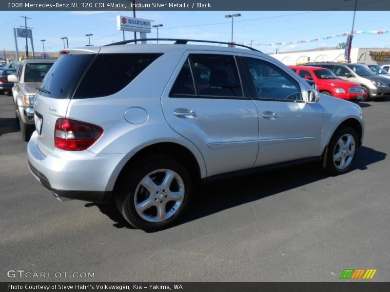 Iridium Silver Metallic / Black 2008 Mercedes-Benz ML 320 CDI 4Matic