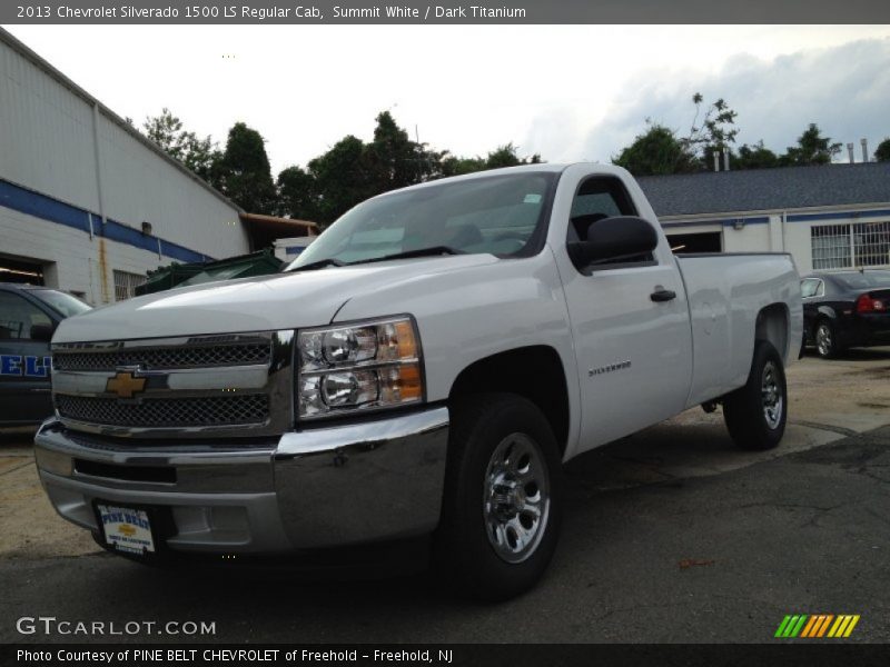 Summit White / Dark Titanium 2013 Chevrolet Silverado 1500 LS Regular Cab